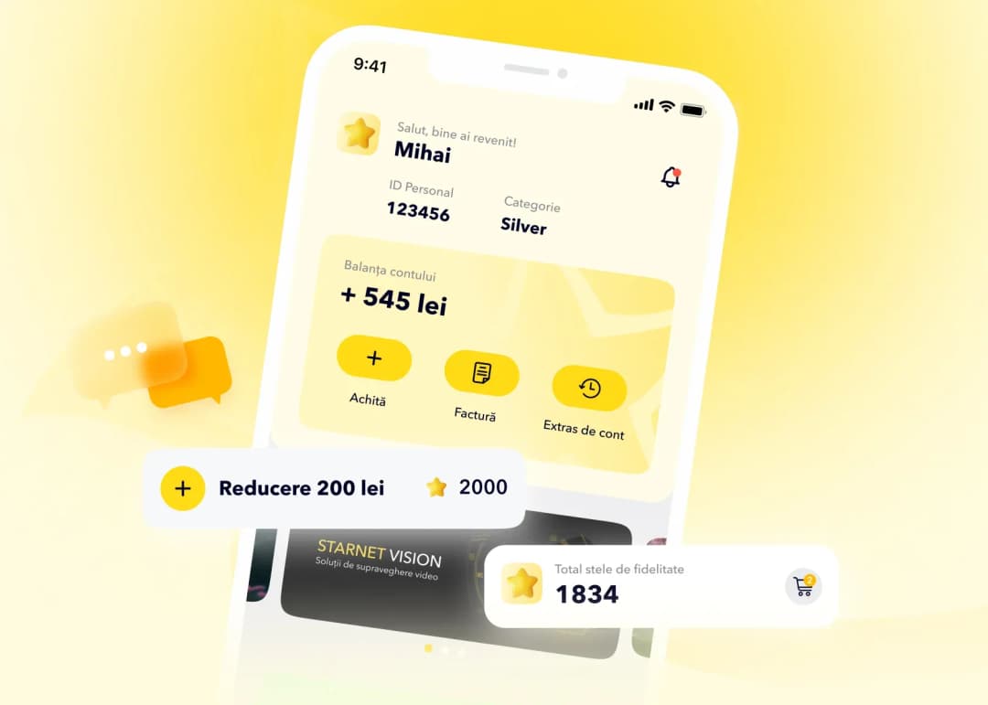 Control total în MyStarNet App